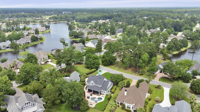 4 Halburton Cir, Bluffton, SC 29910 - aerial view of residential area with a nearby body of water