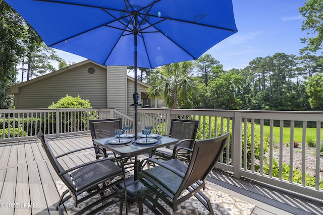 11 Lake Forest Dr Unit 3360, Hilton Head Island, SC 29928 - deck with outdoor dining space