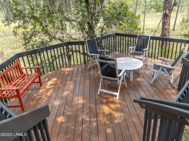 2065 Deer Island Rd, Hilton Head Island, SC 29928 - view of wooden terrace