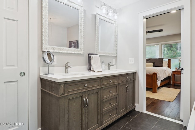 30 Longwood Dr, Okatie, SC 29909 - bathroom featuring ensuite bath, tile patterned floors, and double vanity