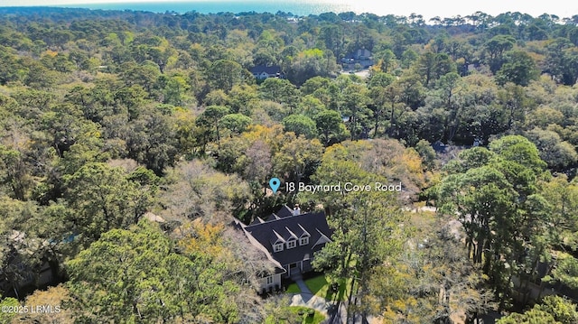 18 Baynard Cove Rd, Hilton Head Island, SC 29928 - birds eye view of property with a view of trees
