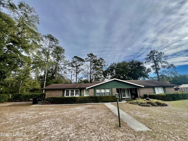 view of ranch-style house