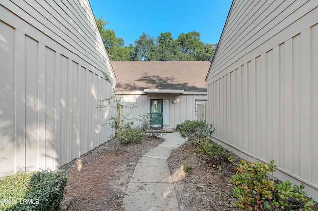 view of entrance to property