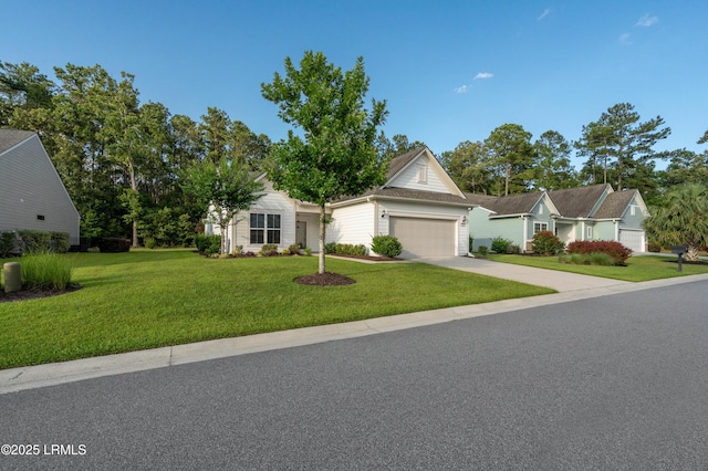 59 Gatewood Ln, Bluffton, SC 29910 - view of front of property with a garage, driveway, and a front lawn