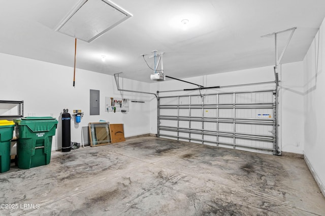 59 Gatewood Ln, Bluffton, SC 29910 - garage with a garage door opener and electric panel