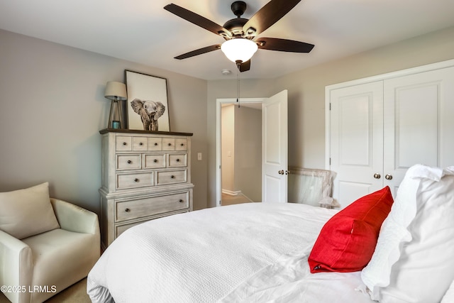 83 Plumgrass St, Bluffton, SC 29910 - bedroom featuring a closet and ceiling fan