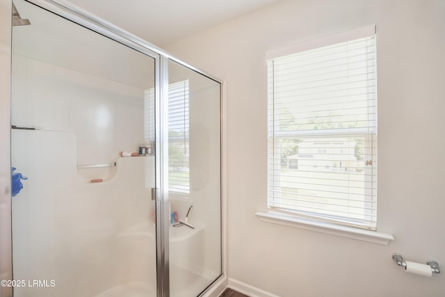 83 Plumgrass St, Bluffton, SC 29910 - full bath featuring a shower stall and plenty of natural light