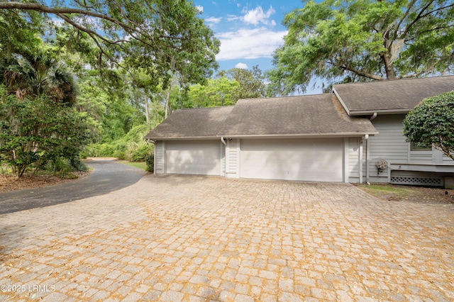 2 Doe Pt, Dataw Island, SC 29920 - garage with decorative driveway