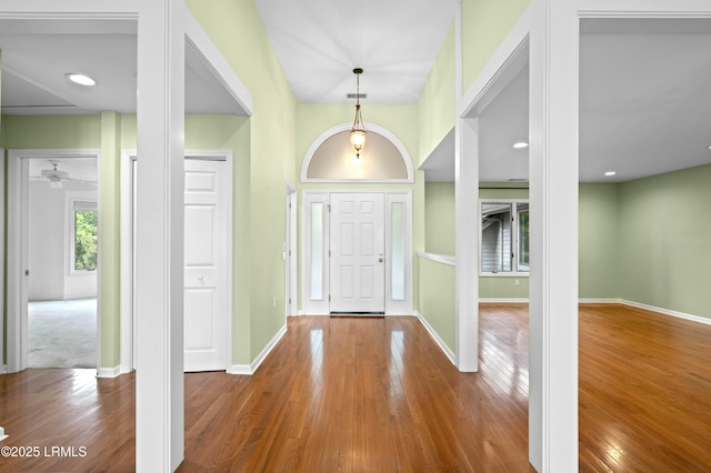 2 Doe Pt, Dataw Island, SC 29920 - entryway with wood finished floors and baseboards
