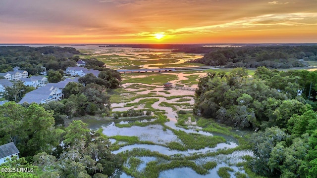 41 Jarvis Creek Ln, Hilton Head Island, SC 29926 - drone / aerial view of a nearby body of water