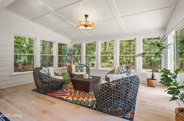 1 Wild Magnolia Ct, Okatie, SC 29909 - sunroom / solarium featuring a chandelier