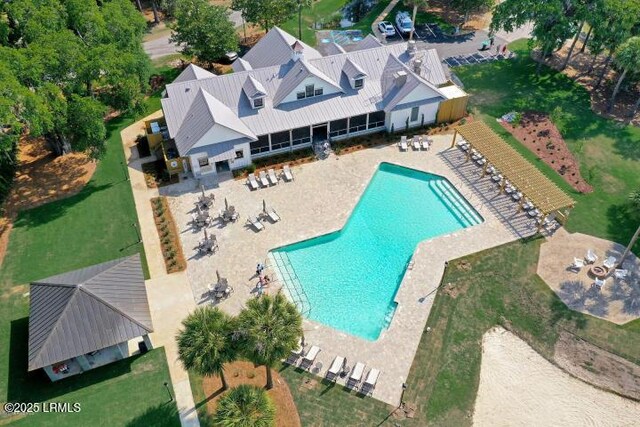 1 Wild Magnolia Ct, Okatie, SC 29909 - view of subject property with a pool