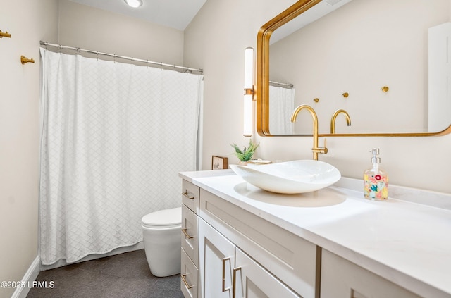 1 Wild Magnolia Ct, Okatie, SC 29909 - bathroom with vanity, toilet, and curtained shower