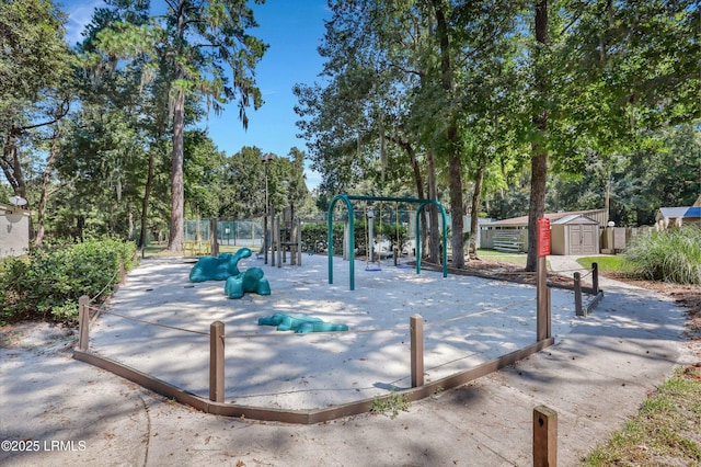 96 Mathews Dr Unit 145, Hilton Head Island, SC 29926 - community jungle gym featuring a storage unit