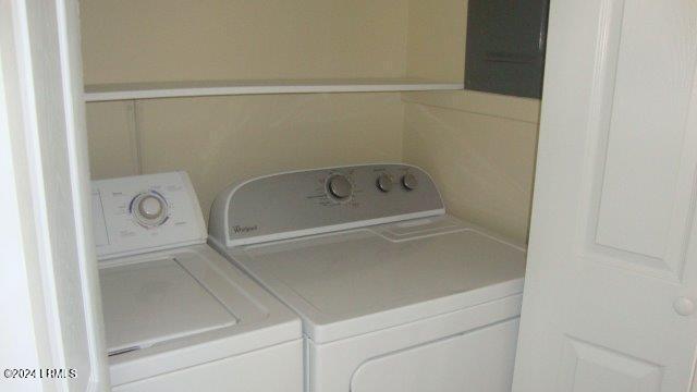 laundry area featuring separate washer and dryer