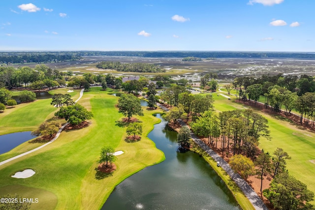 8 Chechessee Cir, Okatie, SC 29909 - birds eye view of property featuring view of golf course and a water view