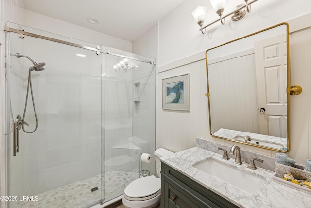 8 Chechessee Cir, Okatie, SC 29909 - full bathroom with toilet, a stall shower, and vanity