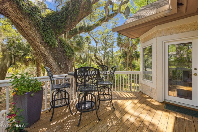 8 Chechessee Cir, Okatie, SC 29909 - view of wooden deck