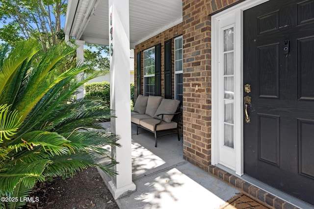 176 Pickett Mill Blvd, Bluffton, SC 29909 - entrance to property with a porch and brick siding