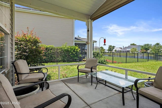 176 Pickett Mill Blvd, Bluffton, SC 29909 - sunroom with lofted ceiling
