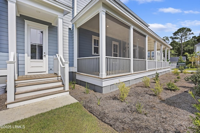 6 Skipperling Ct, Bluffton, SC 29909 - view of side of home with a sunroom