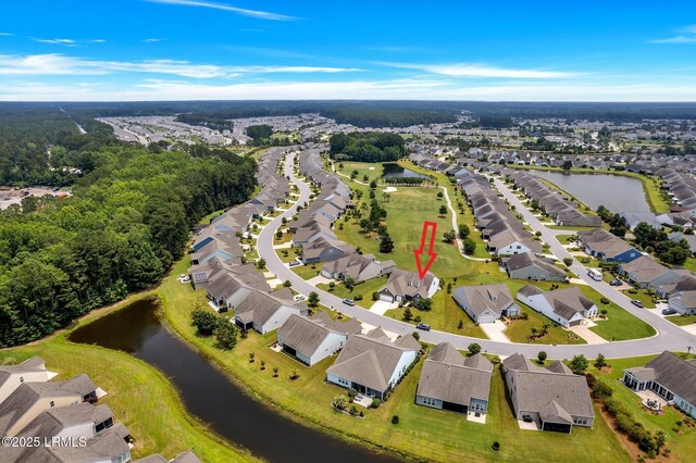 1619 Promenade Ln, Okatie, SC 29909 - view of property location with a nearby body of water and nearby suburban area