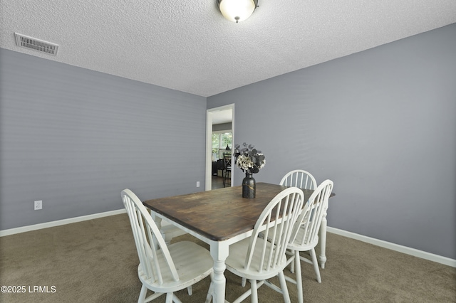 93 Heartstone Cir, Bluffton, SC 29910 - carpeted dining area featuring a textured ceiling and baseboards