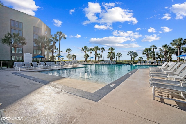 21 S Forest Beach Dr Unit 235, Hilton Head Island, SC 29928 - pool with a patio