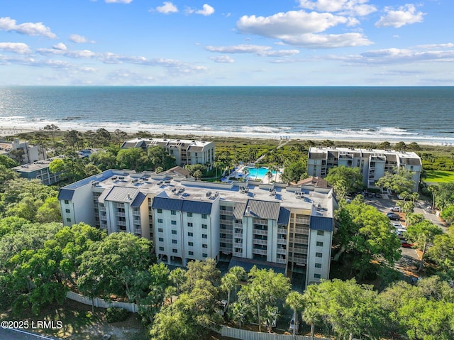 21 S Forest Beach Dr Unit 235, Hilton Head Island, SC 29928 - bird's eye view with a water view