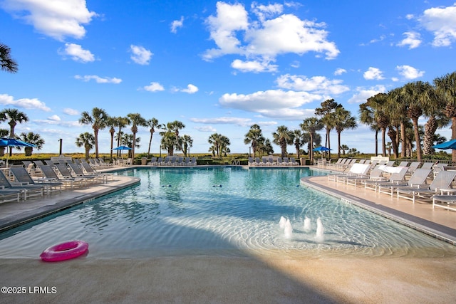 21 S Forest Beach Dr Unit 235, Hilton Head Island, SC 29928 - community pool featuring a patio