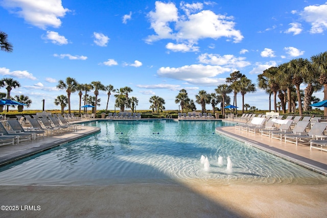 21 S Forest Beach Dr Unit 235, Hilton Head Island, SC 29928 - community pool with a patio