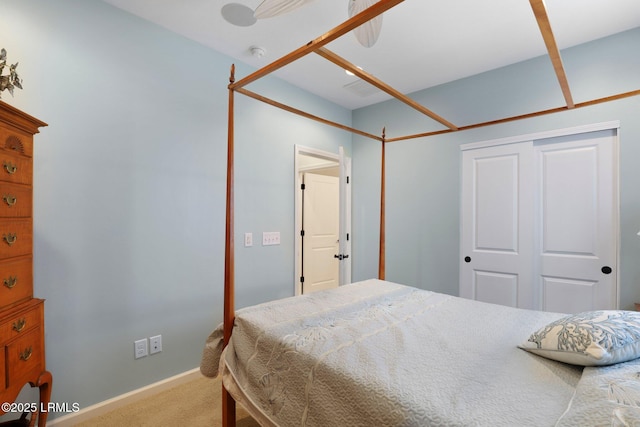 127 Kings Creek Dr, Bluffton, SC 29909 - carpeted bedroom featuring a closet