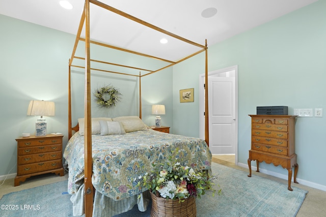 127 Kings Creek Dr, Bluffton, SC 29909 - carpeted bedroom featuring baseboards and recessed lighting