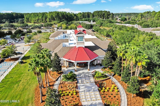 264 Aurora Way, Bluffton, SC 29909 - aerial view of property and surrounding area with a forest