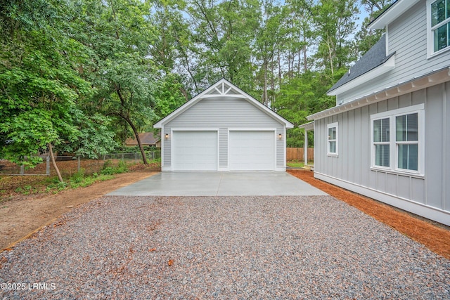 9 Attaway Ln, Beaufort, SC 29907 - detached garage featuring fence