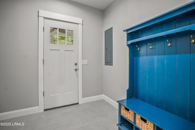 9 Attaway Ln, Beaufort, SC 29907 - mudroom with baseboards and electric panel