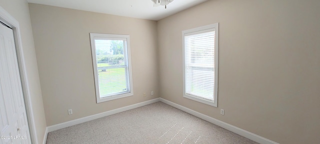 25 Kings Cross Ct, Beaufort, SC 29902 - carpeted spare room featuring baseboards and ceiling fan