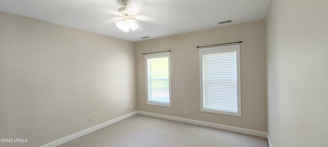 25 Kings Cross Ct, Beaufort, SC 29902 - unfurnished room featuring baseboards, light colored carpet, and ceiling fan