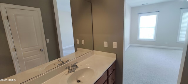 25 Kings Cross Ct, Beaufort, SC 29902 - bathroom featuring vanity and baseboards