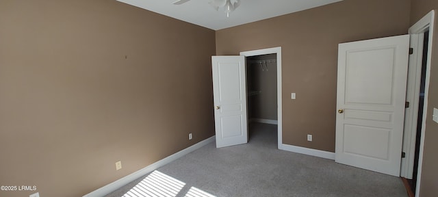 25 Kings Cross Ct, Beaufort, SC 29902 - unfurnished bedroom with carpet flooring, a spacious closet, baseboards, and a closet