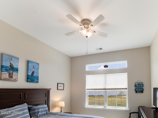1872 Hearthstone Lake Dr, Ridgeland, SC 29936 - bedroom featuring multiple windows and ceiling fan