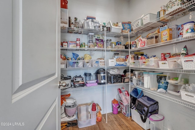 view of pantry