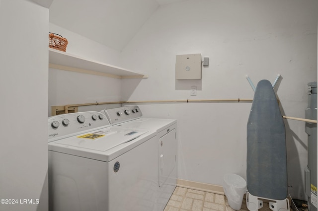 laundry area featuring washer and dryer