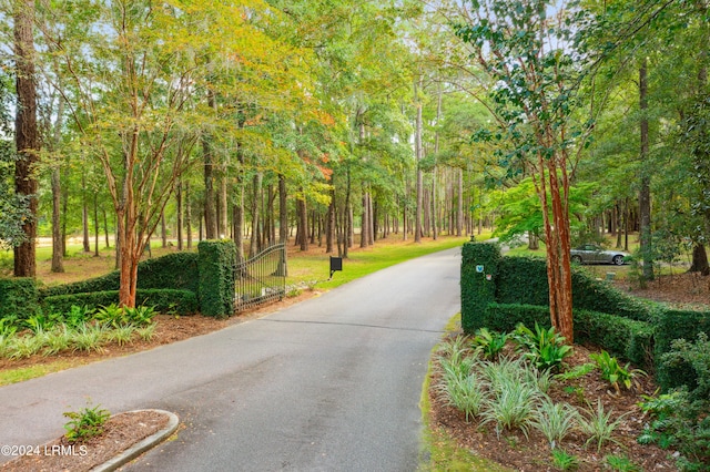 view of road