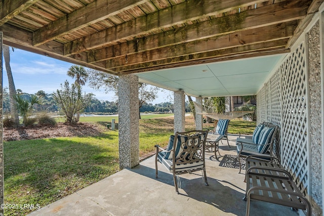 view of patio