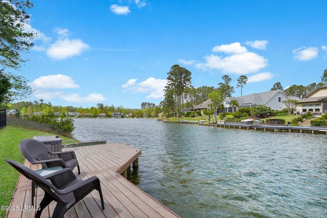 222 Hampton Lake Dr, Bluffton, SC 29910 - dock area with a water view
