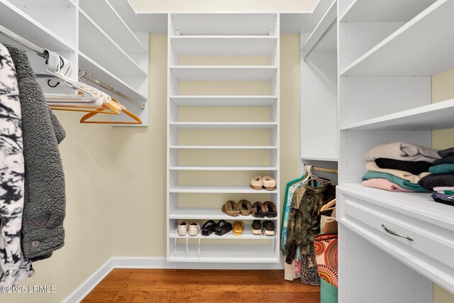 222 Hampton Lake Dr, Bluffton, SC 29910 - walk in closet with wood finished floors