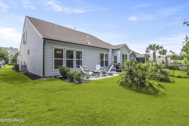 223 Rudder Run, Bluffton, SC 29910 - rear view of house with a patio area and a shingled roof