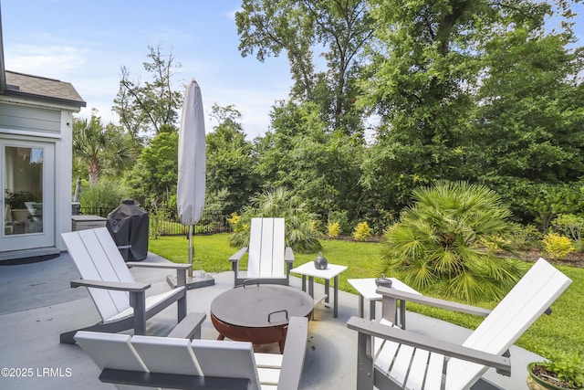 223 Rudder Run, Bluffton, SC 29910 - view of patio / terrace with area for grilling