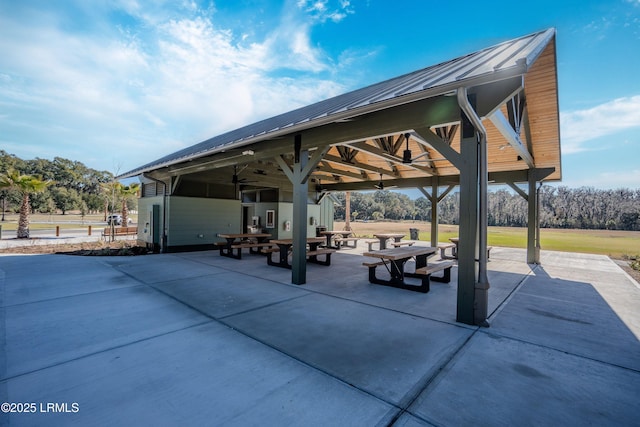 1117 Old Trail Rd, Beaufort, SC 29902 - view of property's community with a patio and an outdoor living space
